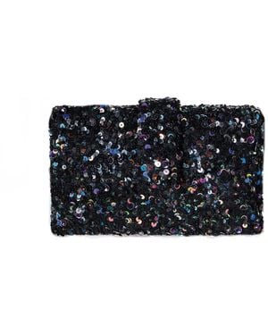 Simitri Garnet Kitsch Clutch - Black