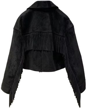 Madeleine Simon Studio Grammy Vera Wild Heart Apache Coat - Black