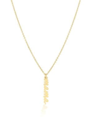 SET & STONES Mama Charm Necklace - Metallic