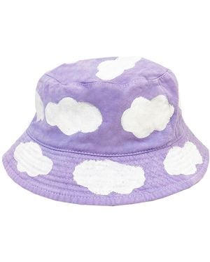 Quillattire Summer Lilac Cloud Bucket Hat - Purple