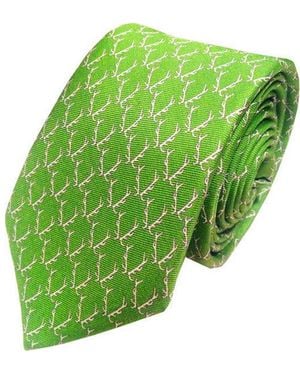 Lazyjack Press Buckwild Tie - Green