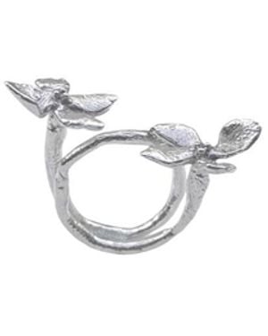 Raxada Spellbound Flower Ring - White