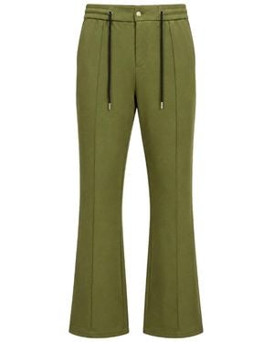 DAVID WEJ Enzo Cotton Loose Fit Trouser - Green