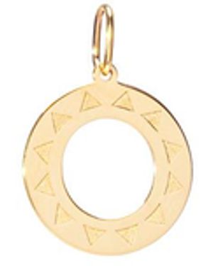 Gallery Sun 14K Pendant - Metallic