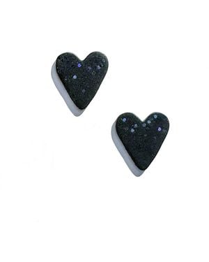 Babaloo Heart Earrings - Blue