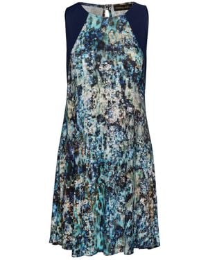 Conquista Print Dress - Blue