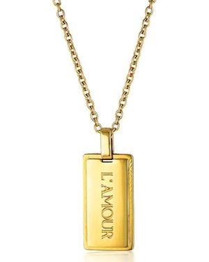 CENDRE L'Amour Necklace - Metallic