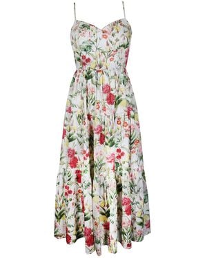 Flora by Alexandria Jolene Floral Maxi Dress - White