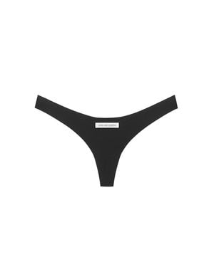 GOD SAVES QUEENS Second Skin Thong - Black