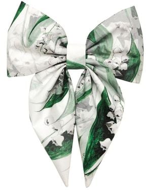 RainSisters Hair Bow Clip: Whispers Of May - Green