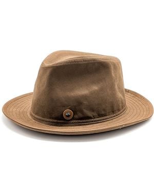 DORIA 1905 Safari Rainproof Drop Hat - Brown