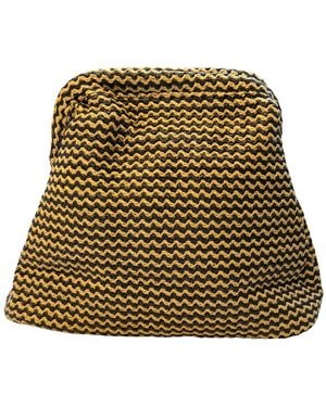 Lilly Loves And Straw Beach Clutch - Green