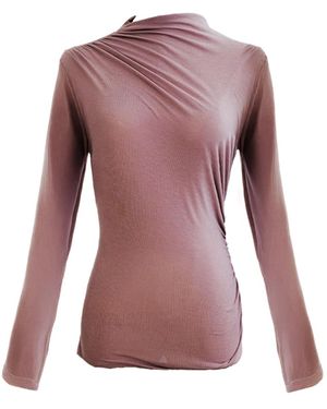 Ats the Label Mira Peach Long Sleeve Top - Purple