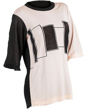 Maison Bogomil Two-Colour, Knitted Blouse - Black