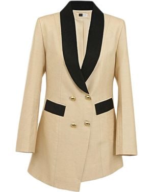 Richa Sharma Blazer Dress - Natural