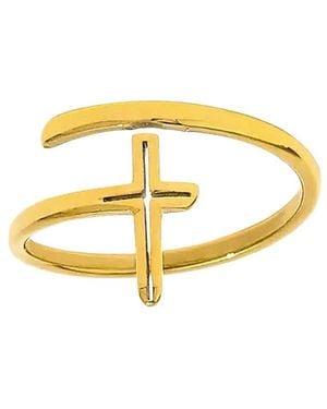 Mickey's Girl Cross Wrap Waterproof Ring - Metallic