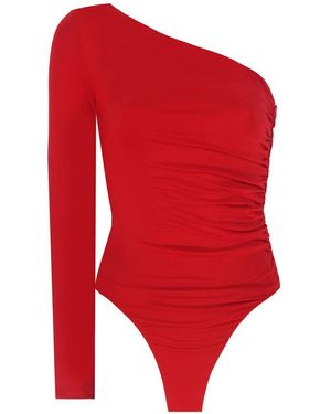 N'Onat Jennifer One Shoulder Party Body - Red