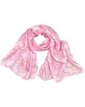 Julia Clancey Lydy Fondant Silk Scarf - Pink