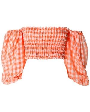 AGGI by HALEWSKI Ibbie Bright Marigold Top - Pink