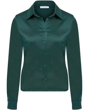 Maan Istanbul Smooth Satin Shirt – Days - Green
