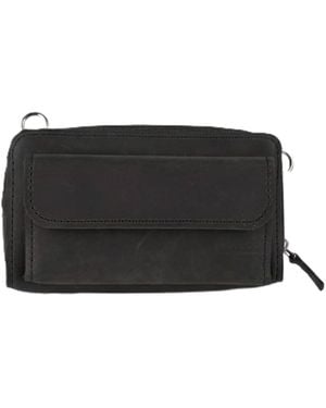 Springmoonatelier Handmade Leather Crossbody Bag - Black