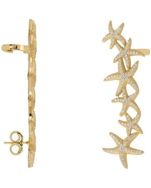 LÁTELITA London Starfish Ear-Climber Left Ear - Metallic