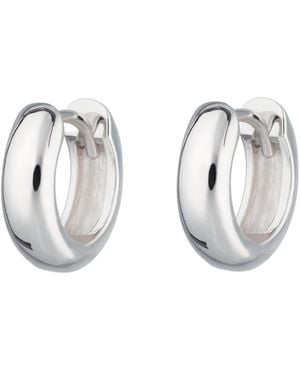 Scream Pretty Chunky Huggie Earrings - Metallic