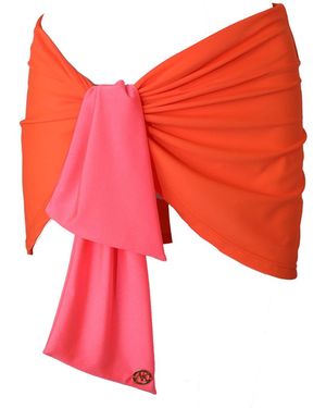 Ak Royalty Resortwear Lola Mini Skirt Neon - Red