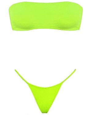 Ak Royalty Resortwear Lola Bikini Neon - Green