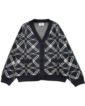 Mabli Sêr Cardigan — Alpine Wolf - Black