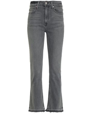 NOEND Farrah Mid Rise Kick Flare - Grey