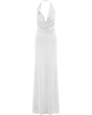 NAZLI CEREN Dakota Long Jersey Dress - White