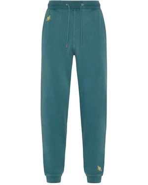 INGMARSON Bee Embroidered Organic Cotton Joggers - Green