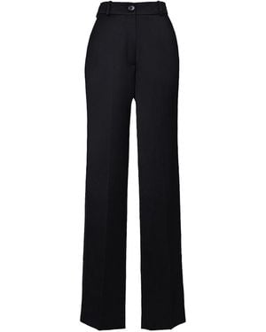 Anse Victorin Sylvie Cotton Wool Trousers - Black