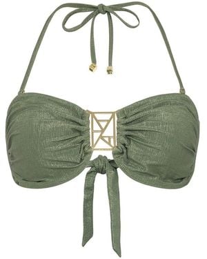 Leyla Maya Ltd Kate Bandeau Bikini Top - Green