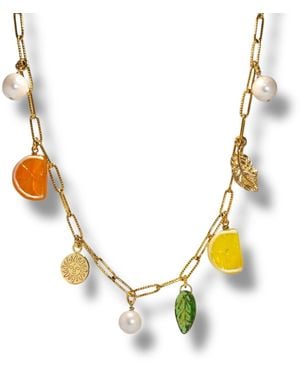 Ninemoo Citrus Garden Necklace - Metallic