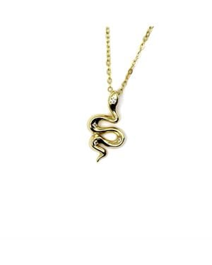 VicStoneNYC Fine Jewelry Diamond Snake Necklace - Metallic