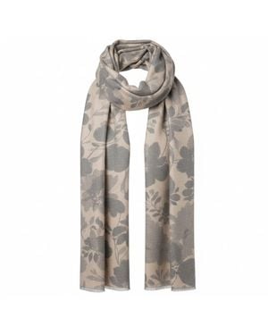 Franchetti Bond Cristina Floral Print Shawl - Gray