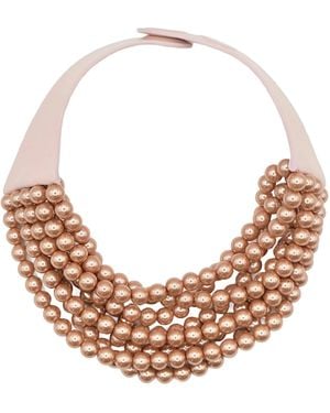 Fairchild Baldwin Bella Glass Pearl Summer Rose Necklace - Pink