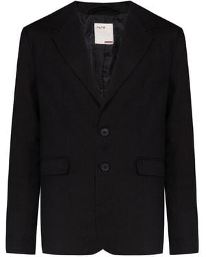 Pcfg Free Heaven Linen Suit Blazer - Black