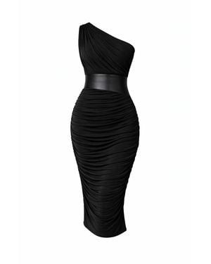 Monice London Riri Midi Dress - Black