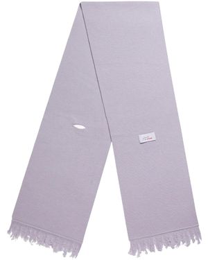 La Granni X Gabriele Three-Way Knit Scarf - Purple