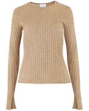 SALANIDA Brera 100% Merino Long-sleeve Top Beige - Natural