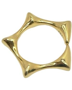 Jagged Halo Jewelry Spike Ear Cuff - Metallic