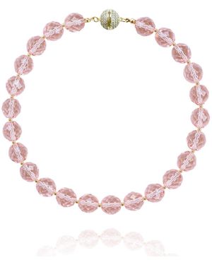 Saule Label Leni Grande Necklace - Pink