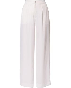 AGGI by HALEWSKI Olivia Bright Wide Trousers - White