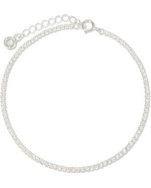 Esterah Tennis Bracelet - White