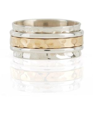 Charlotte's Web Jewellery Karma Fortune Spinning Ring - White