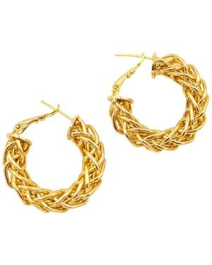 1610Istanbul Istanbulite Boho Hoop Earrings - Metallic