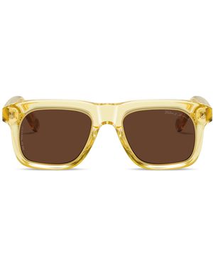 Walton & Mortimer Neutrals No.44 Osaka Ii Limited Edition Sunglasses Dazzling Champagne Colour - Brown